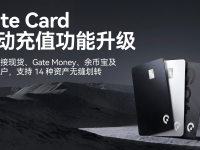 Gate Card 自动充值功能衔接四大账户，支持 14 种资产无缝划转